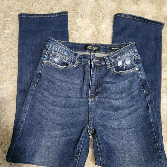 Judy Blue High Rise Slim Fit Bootcut - Picture 4 of 6